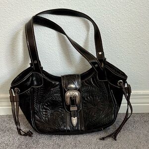 NWT American West black leather purse